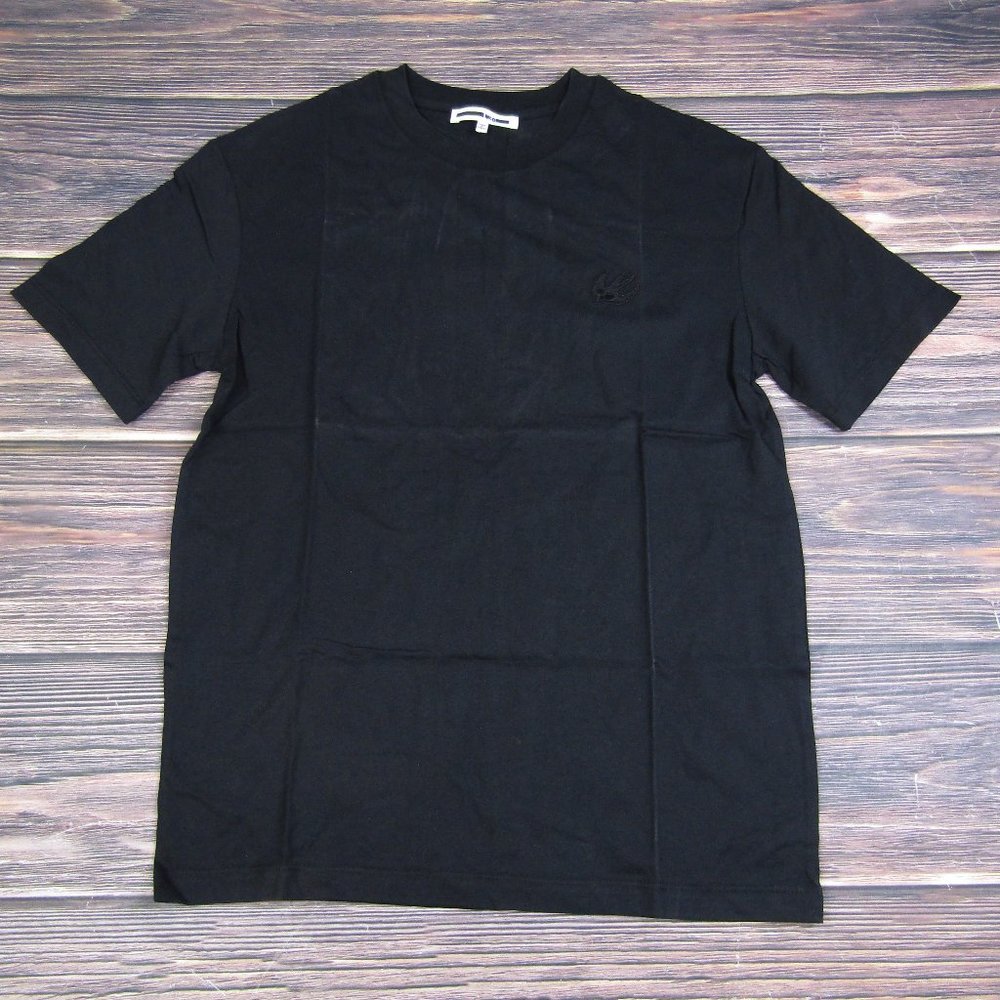 MCQ McQueen Mens Medium Black Graphic Tee T Shirt Short Sleeve
